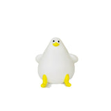 Warm Lovely Cute Cartoon Silicone Sea Gull Night Light with USB, Charging Christmas Gifts, Kids and Girls' Room Bedside Sleeping Lamp