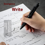 Breaking Window Escape, Wolf Prevention, Outdoor Survival Whistle, Ballpoint Pen