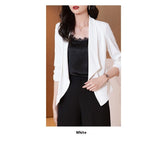 Sleeved Short-length Suit Top, Thin Casual Jacket