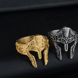 New Personality Warrior Mask Fashion Ring