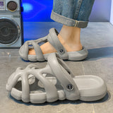 Men’s Closed-toe Sandals – Lightweight Outdoor Slip-on Summer Shoes