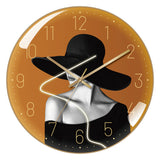 4K Curved High Transparent Glass, Creative Decorative Wall Clock