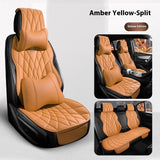 Universal Leather Car Seat Cover – Semi-surrounded Design for Vehicles
