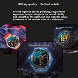 Big Screen Smart Watch – Bluetooth Calling, Heart Rate & SpO₂ Tracking with Weather