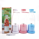 Electric USB Wine Bottle Juicer Cup, 6-leaf Cutter Head for Households