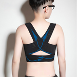 Fully Elastic Short Tomboy Corset Underwear, Sports Shockproof Bigger and Smaller Chest, Body Shaping Vest