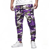 Drawstring Leisure Japanese Overalls, Men's Multi-pocket Trousers