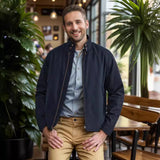 Stand Collar Zippered Solid Color Jacket