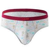 Men's Comfortable Briefs, Soft Cotton Underwear (Pack of 2)