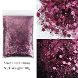 Korean Big Sequins, Nail Shimmering Crystals