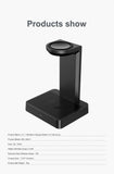 2-in-1 Wireless Charger Qi Standard – Fast Charging Pad for Phone and Earbuds