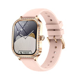 Women’s Wellness Smart Watch – Bluetooth Calling, Heart Rate, Blood Pressure, SpO₂, Calorie Tracking & Multi-sport Fitness Modes