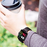Bluetooth Call 210MAH Battery, Heart Rate Blood Oxygen Monitoring Smartwatch
