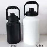 Large Capacity Sports Outdoor Handheld Double Deck Tumbler, Premium Quality Metal Kettle