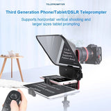 Mobile Phone Tablet SLR Camera, Portable Small Live Broadcast Subtitle Prompt, T3 Teleprompter
