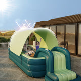 Children's Automatic Inflatable Swimming Pool Shade, Baby Swimming Bucket, Folding Paddling Inflatable Ball Pool