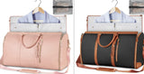 Large Capacity Travel Duffle Bag, Women's Handbag, Folding Suit Carrier, Waterproof Clothes Totes