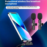 Collar Clip Outdoor Video Recording Wireless Microphone