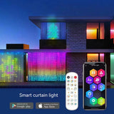 Christmas Decoration LED Rubber-covered Wire Curtain Light
