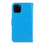 Butterfly Embossed Leather Flip Cover Protective Phone Case