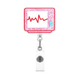 Acrylic Love, Apron's Buckle Clip Brooch for Hanging IDs