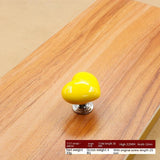 Wardrobe Drawer Cabinet Door, Color Heart-shaped Ceramic Handle