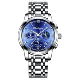 Multifunctional Men's Luminous Waterproof Quartz Wrist Watch