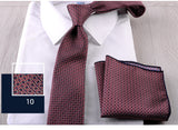 Business Formal Wear, Casual Tie + Pocket Square Combination
