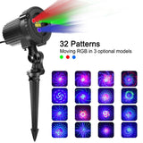 Outdoor Waterproof Inserted Christmas Atmosphere Garden Laser Light
