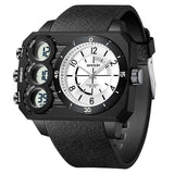 Rugged Outdoor Sports Watch for Men – Large Dial Dual Display Waterproof Design