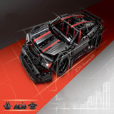 Sports Car Model, Children's Assembled Educational Building Blocks Toy