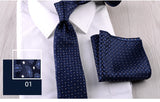 Business Formal Wear, Casual Tie + Pocket Square Combination