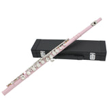 16 Holes Flute C Key White Copper Tube Body Leather Box, Suitable for Beginners Grading Performance