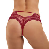 Women's Oversized, Lace Hollow Perspective, Low Waist Triangle Underwear