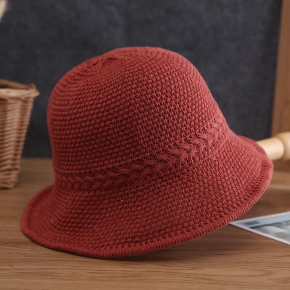 Japanese Artistic, Thin Breathable Fisherman Hat for Women