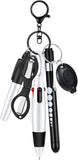 Flashlight, Foldable Scissors, Ballpoint Pen, Keychain 6-piece Set for Nurse's Day