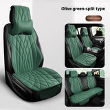 Universal Leather Car Seat Cover – Semi-surrounded Design for Vehicles