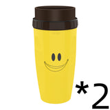 No Cover Twist Travel Cup, Double Insulation Tumbler Straw, Sippy Portable Water Bottles for Children and Adults