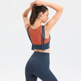 Sports Underwear Women's Beautiful Shockproof Gathered Back Vest