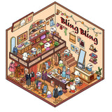 3D Landscaping Miniature Scene Stickers