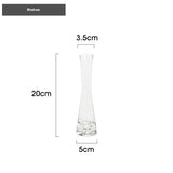 Nordic Slim Small-mouth Flower Vase – Modern Minimalist Home Décor