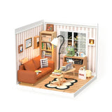 Robotime Rolife Super Creator Daily Plastic DIY Miniature House Cafe Energy Supply Store Building Block Sets