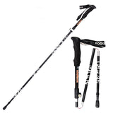 Aluminum Alloy Easily Folded 5-Section Trekking Poles