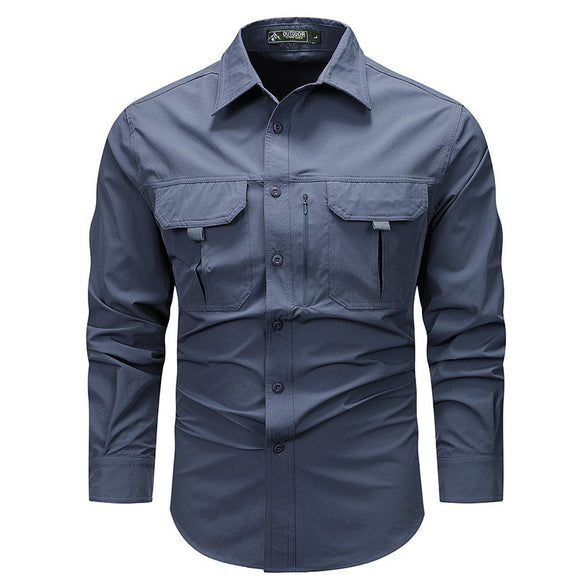 Versatile Casual, Men's Long-sleeved Shirt