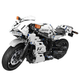 Racing Motorcycle Assembled Building Blocks Model Toy