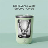 350ml Automatic Self Stirring Mug, Coffee Milk Juice Mixing Jug, Electric Stainless Steel Lazy Rotating Jar, Magnetic Stirring Cup