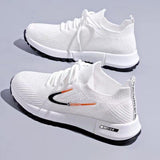 Versatile Flyknit Mesh Casual Sneakers Running Shoes for Young Women and Teens