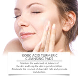 Kojic Acid Turmeric Cleansing Pads, Beauty Tool