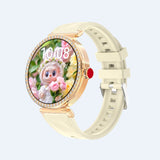 Luxury Diamond Smartwatch HD Display – Stylish Fashion Watch for Women