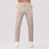 Solid Color Casual Men's Pants, Business All-match Trousers